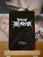 Stray Kids Bang Chan ROCK-STAR Photocard (NEMO Ver.), reverse of photocard