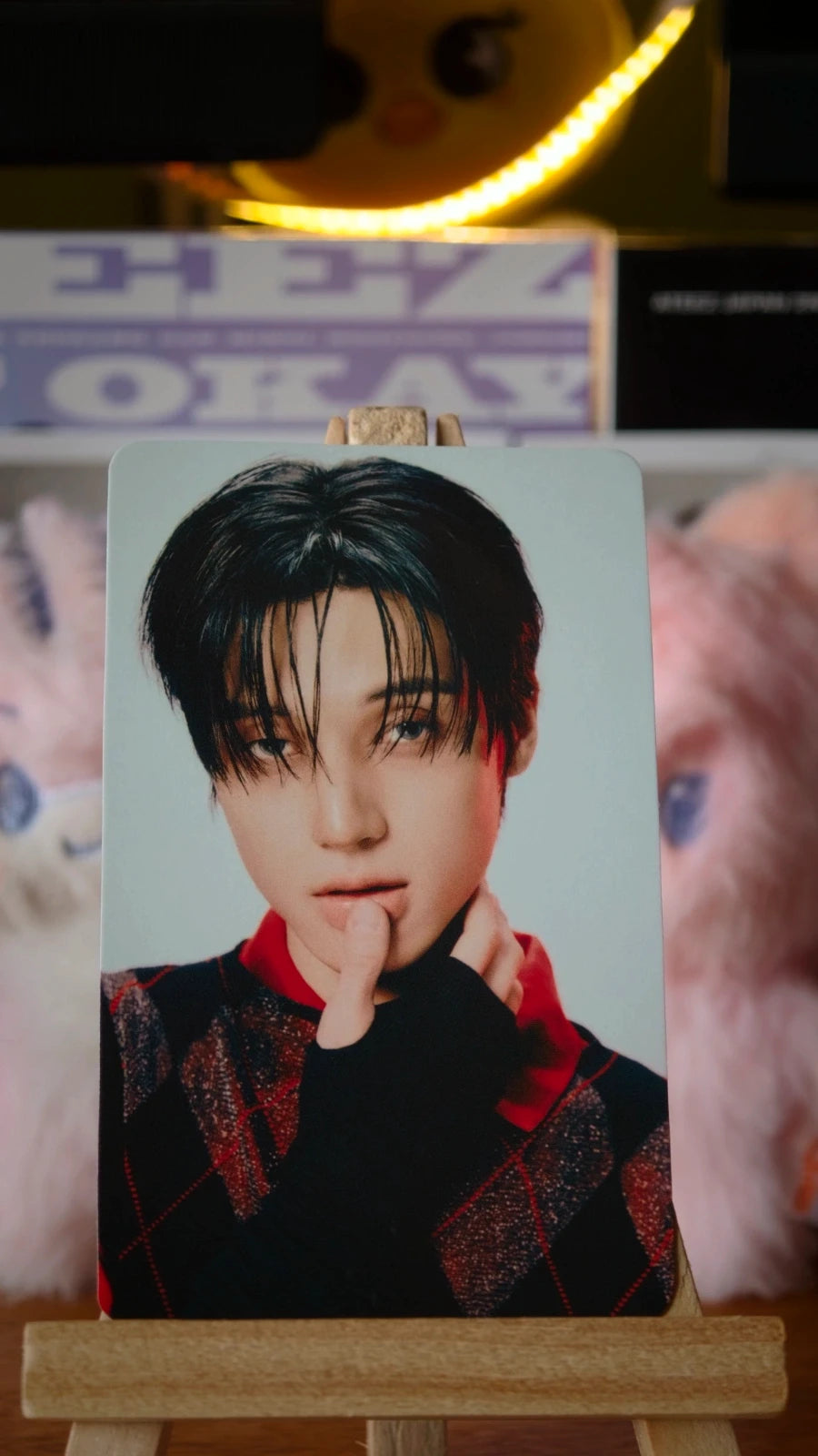 ATEEZ Wooyoung BAD (Japanese Ver.) Photocard (Tower Records POB), front portrait