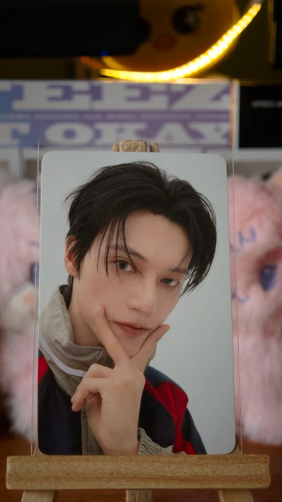 ATEEZ Wooyoung BAD (Japanese Ver.) Photocard, front portrait