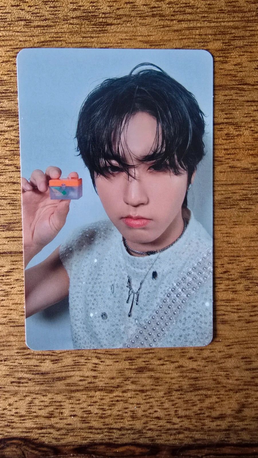 Stray Kids Han GIANT Photocard (Limited Album, C Design), front portrait