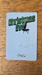 Stray Kids Lee Know Christmas EveL Photocard (Album POB), reverse of photocard