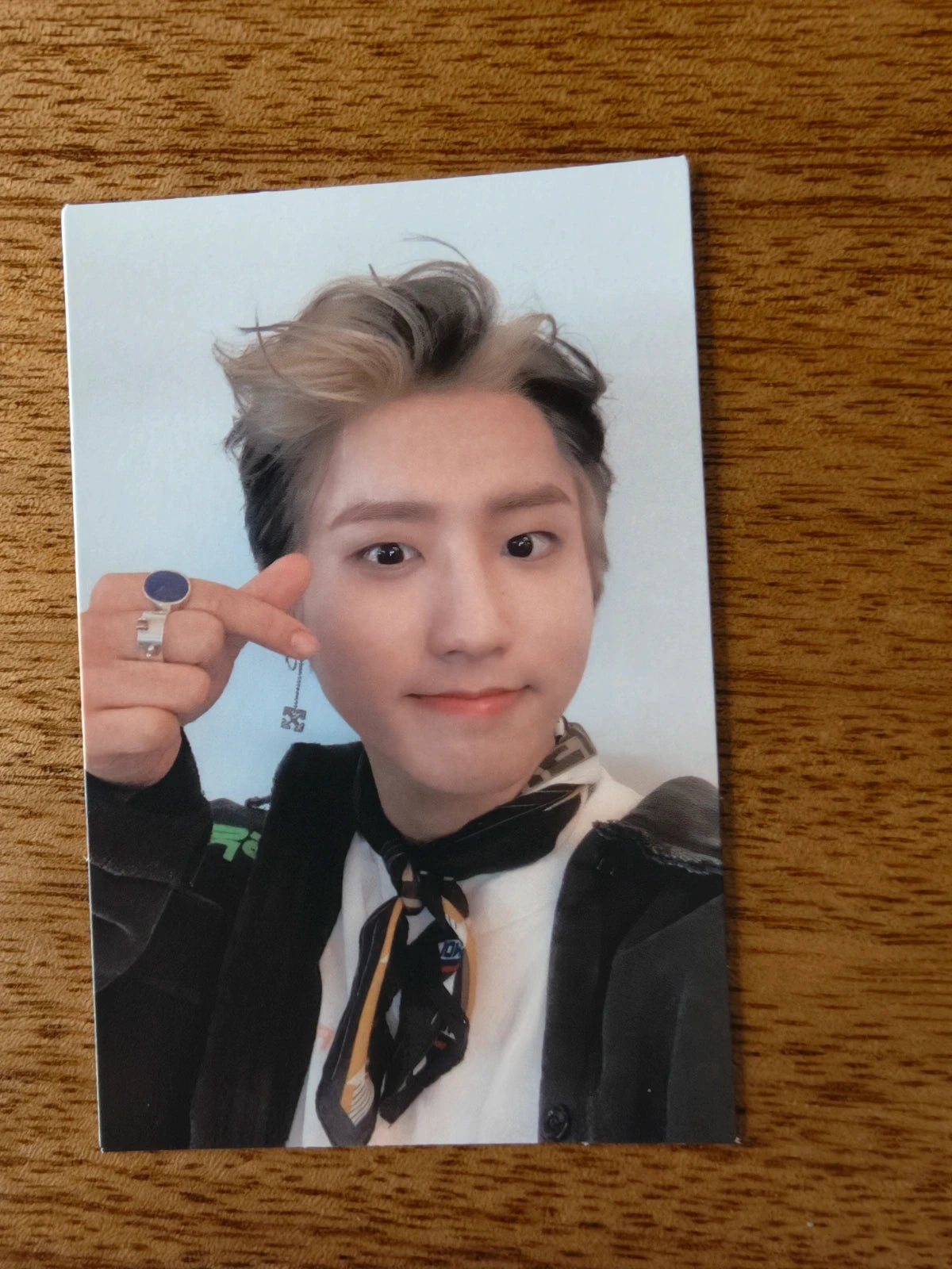 Stray Kids Han GO LIVE Photocard (Concept B Design), front portrait