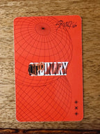Stray Kids Hyunjin ODDINARY Photocard (Mask Off Design), reverse of photocard