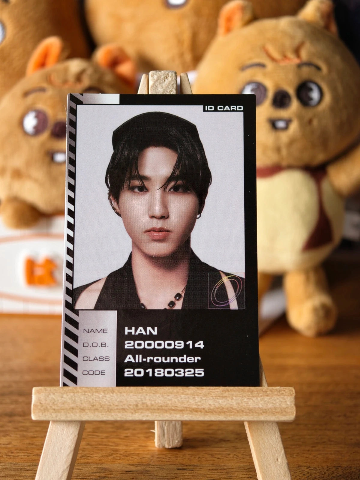 Stray Kids Han ODDINARY Photocard (ID Card) — front