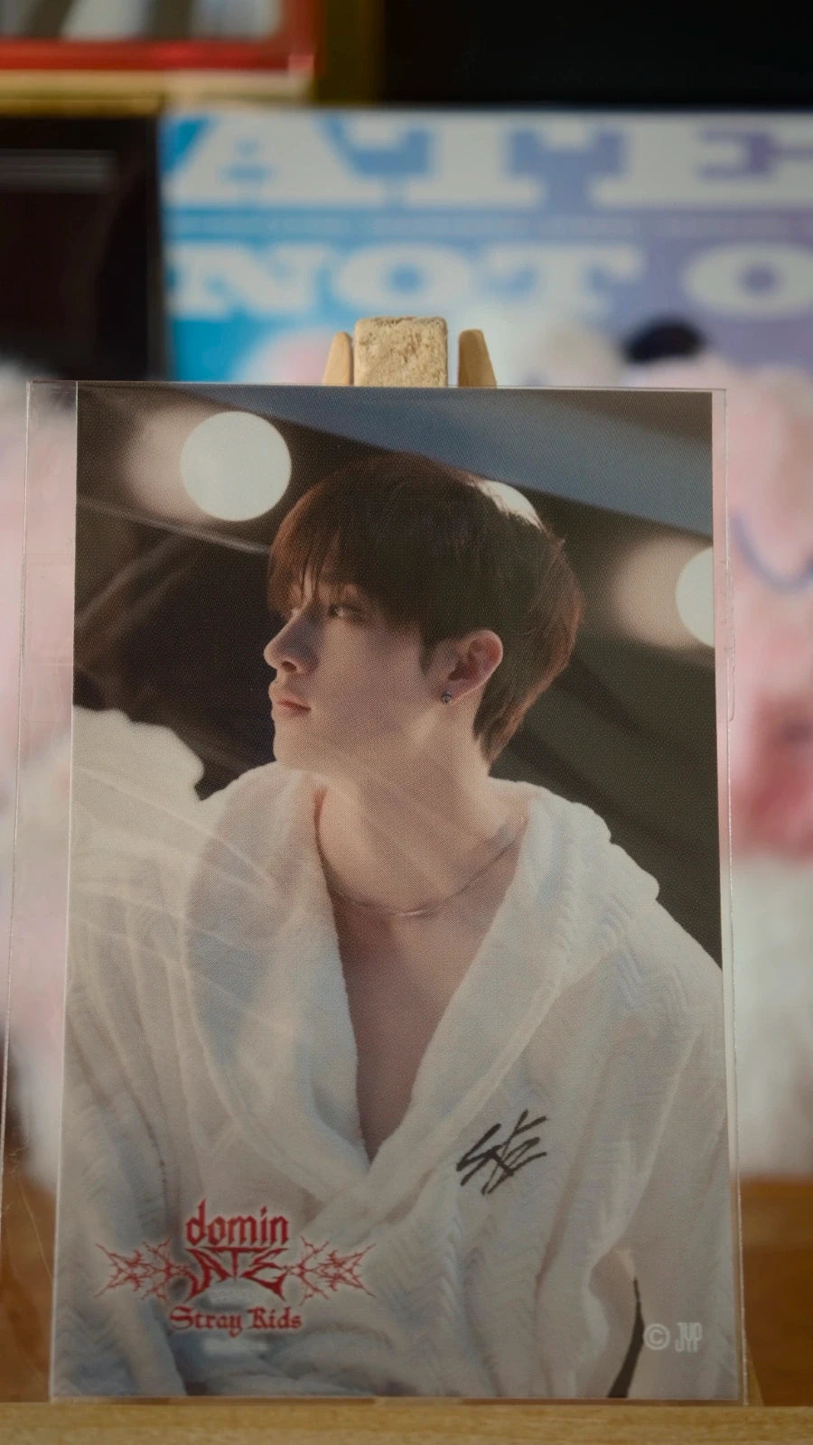 Stray Kids Bang Chan dominATE in Japan 2024 Photo Sticker (Online Lottery) — printed photo side