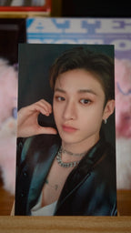 Stray Kids Bang Chan THE SOUND Photocard (Fanclub Double-sided, B Design) — first portrait side