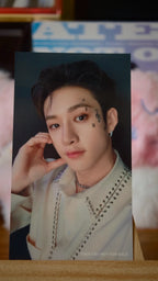 Stray Kids Bang Chan THE SOUND Photocard (Fanclub Double-sided, B Design) — second portrait side