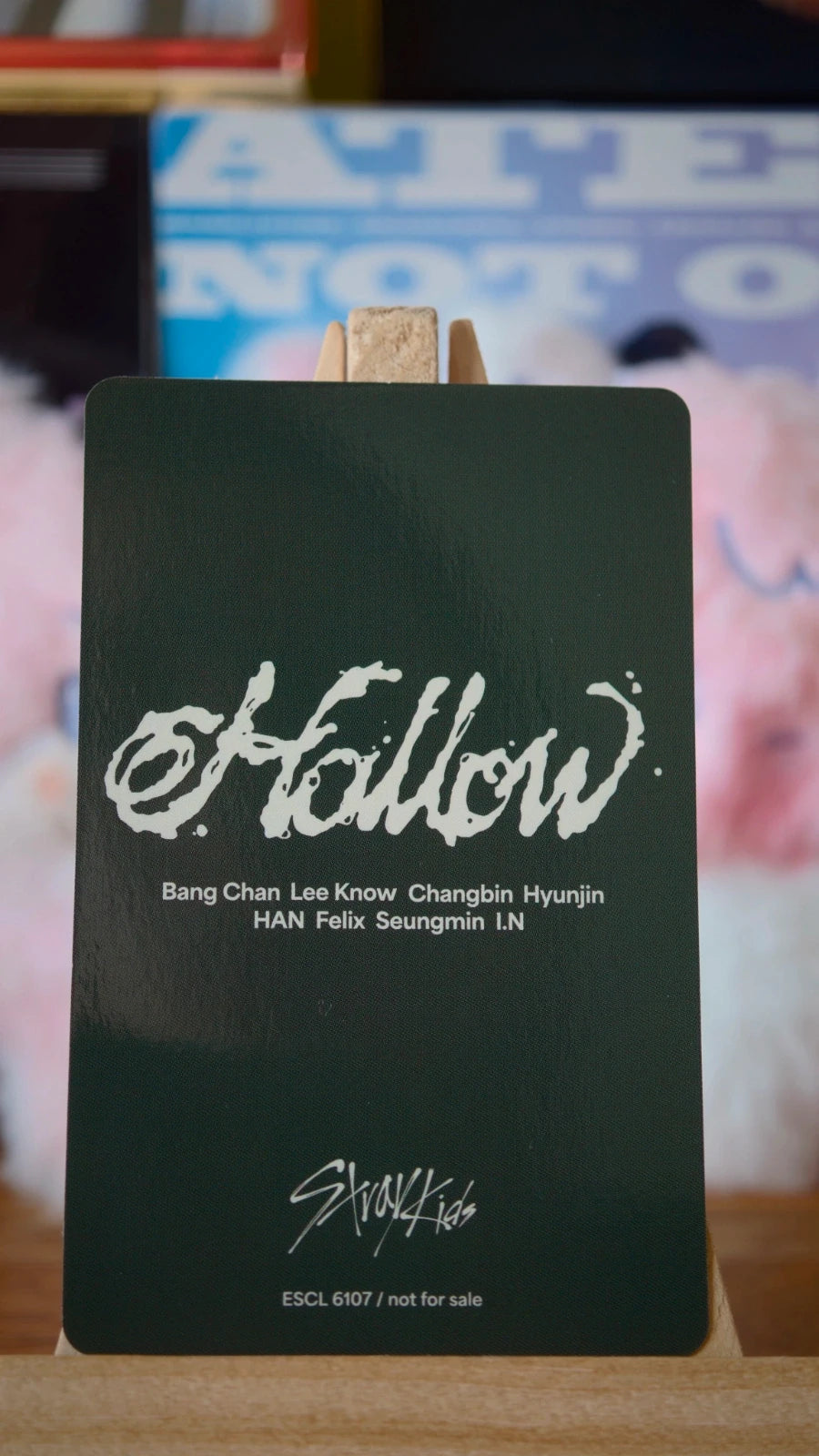 Stray Kids Bang Chan Hollow Photocard (Regular Ver.) — reverse