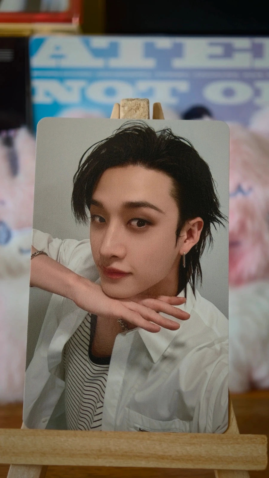 Stray Kids Bang Chan KARMA Photocard (HMV B POB) — front
