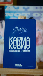 Stray Kids Bang Chan KARMA Photocard (HMV B POB) — reverse