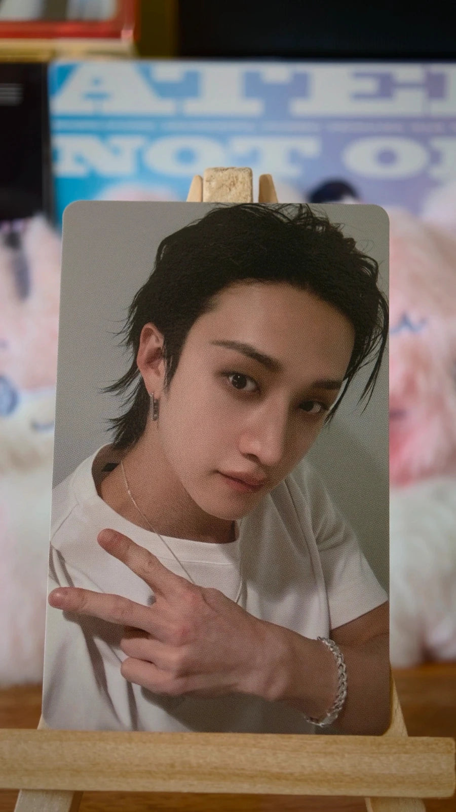 Stray Kids Bang Chan KARMA Photocard (HMV A POB) — front