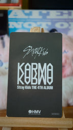 Stray Kids Bang Chan KARMA Photocard (HMV A POB) — reverse