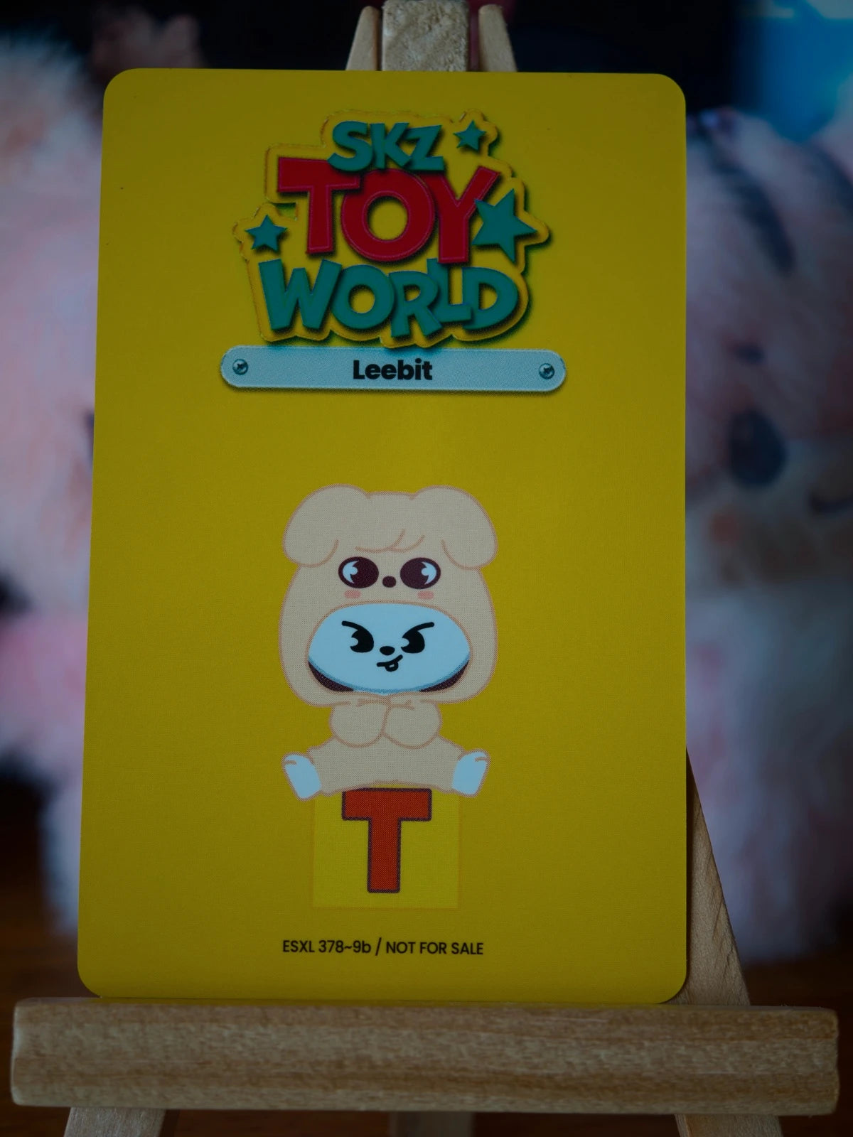 Stray Kids Lee Know SKZ TOY WORLD Photocard (Limited Blu-ray) — reverse