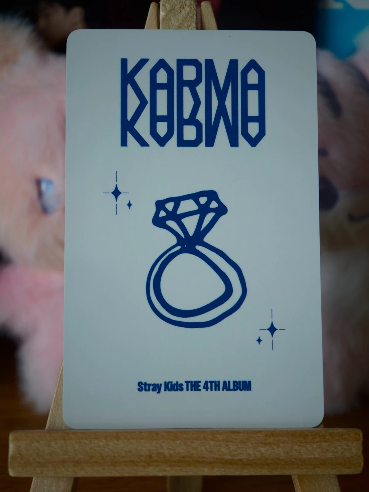 Stray Kids Lee Know KARMA Photocard (KMStation Round 3 Benefit) — reverse