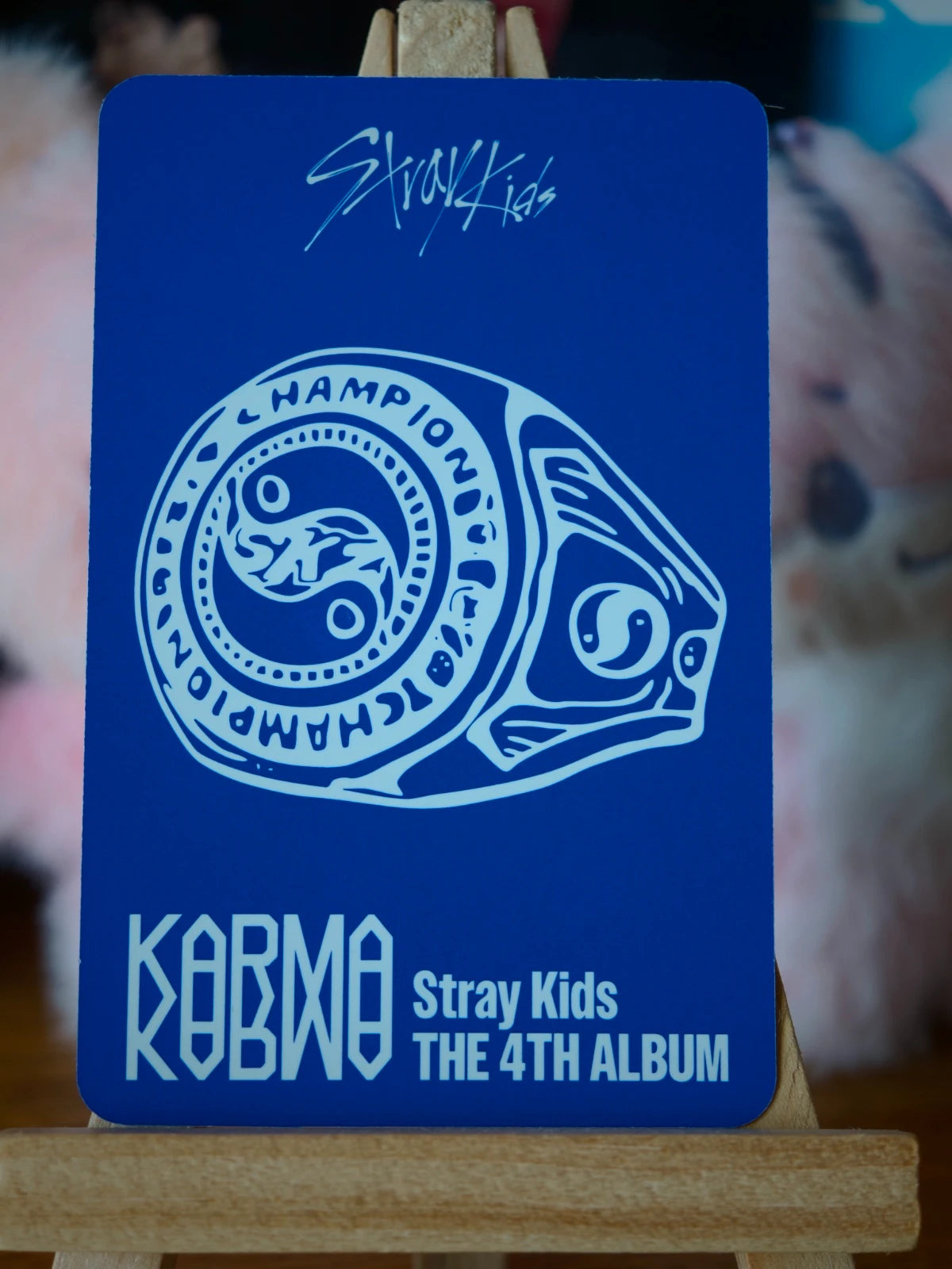 Stray Kids Lee Know KARMA Photocard (Accordion POB) — reverse