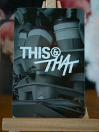 Stray Kids Hyunjin THIS & THAT Photocard (THIS Ver.), reverse of photocard