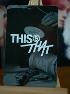 Stray Kids Lee Know THIS & THAT Photocard (THIS Ver.), reverse of photocard