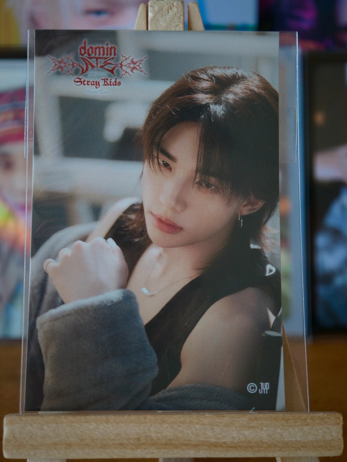 Stray Kids Hyunjin dominATE in Japan 2024 Photo Sticker (Online Lottery) — printed photo side
