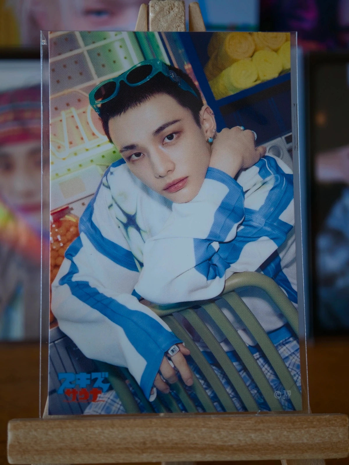 Stray Kids Hyunjin JYP JAPAN POPUP STORE 2025 Photo Sticker (Online Lucky Chance F) — printed photo design