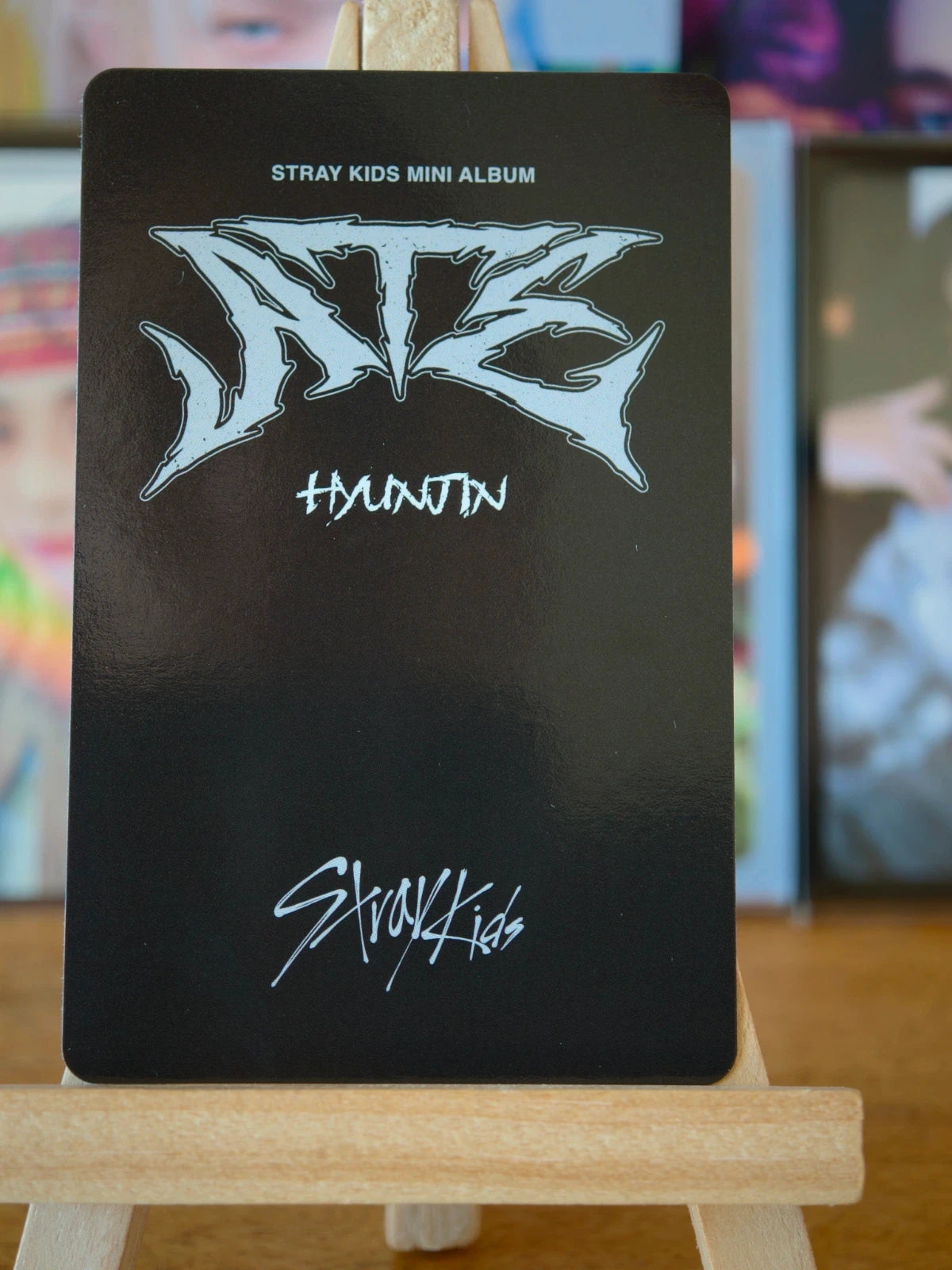 Stray Kids Hyunjin ATE Photocard (NEMO A Set Card) — reverse