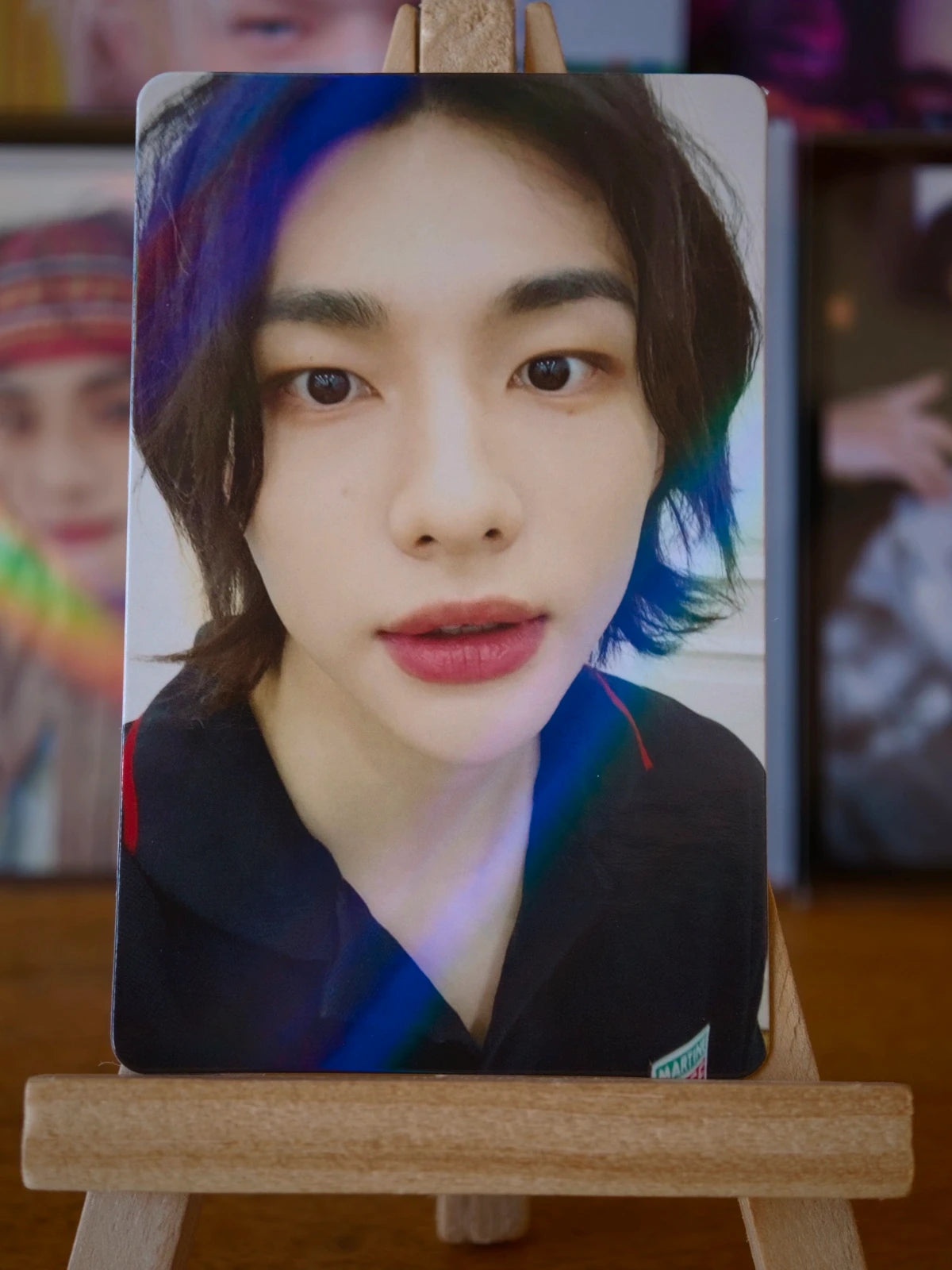 Stray Kids Hyunjin ROCK-STAR Photocard (KMStation POB) — front