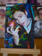 Stray Kids Hyunjin Christmas EveL Photocard (Glitter) — front