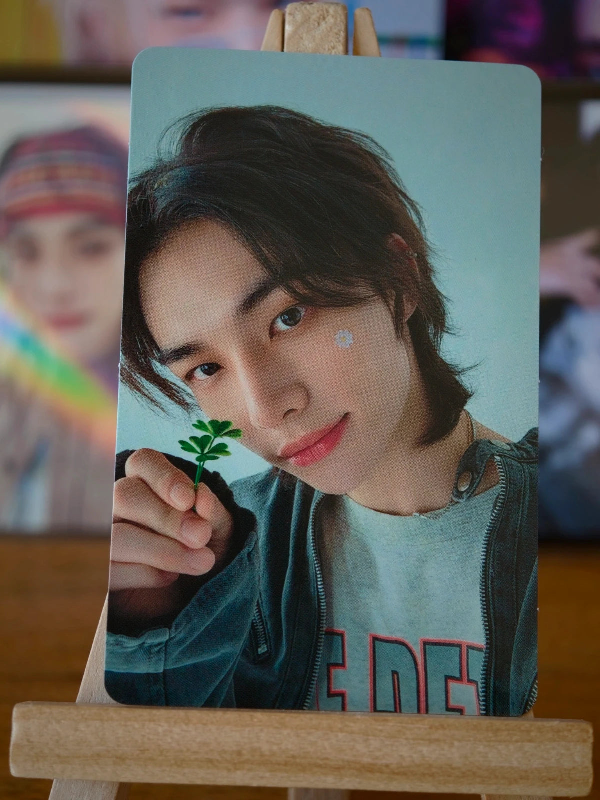Stray Kids Hyunjin Social Path / Super Bowl Photocard (Regular Double-sided) — first portrait side