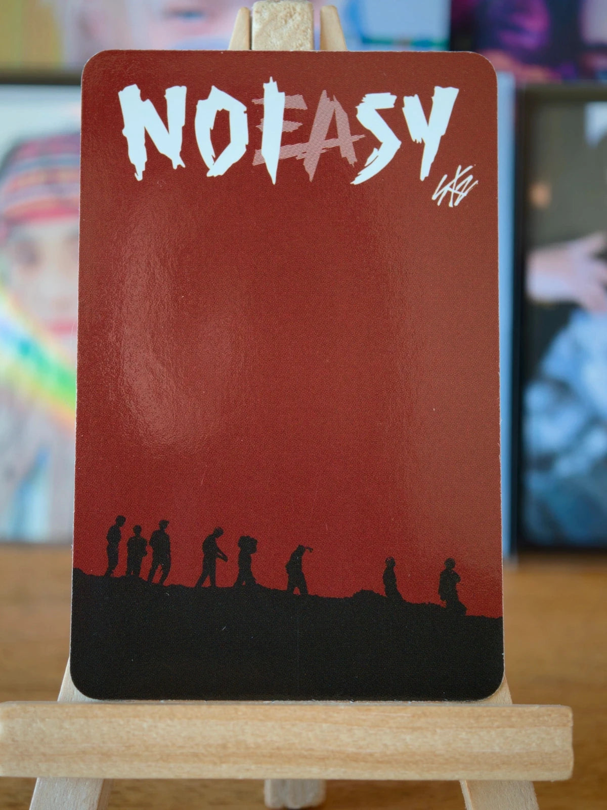 Stray Kids Hyunjin NOEASY Photocard (Jewel Case Ver.) — reverse