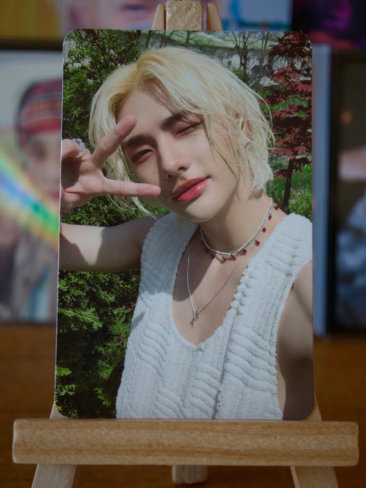 Stray Kids Hyunjin MAXIDENT Photocard (T-CRUSH Design) — front