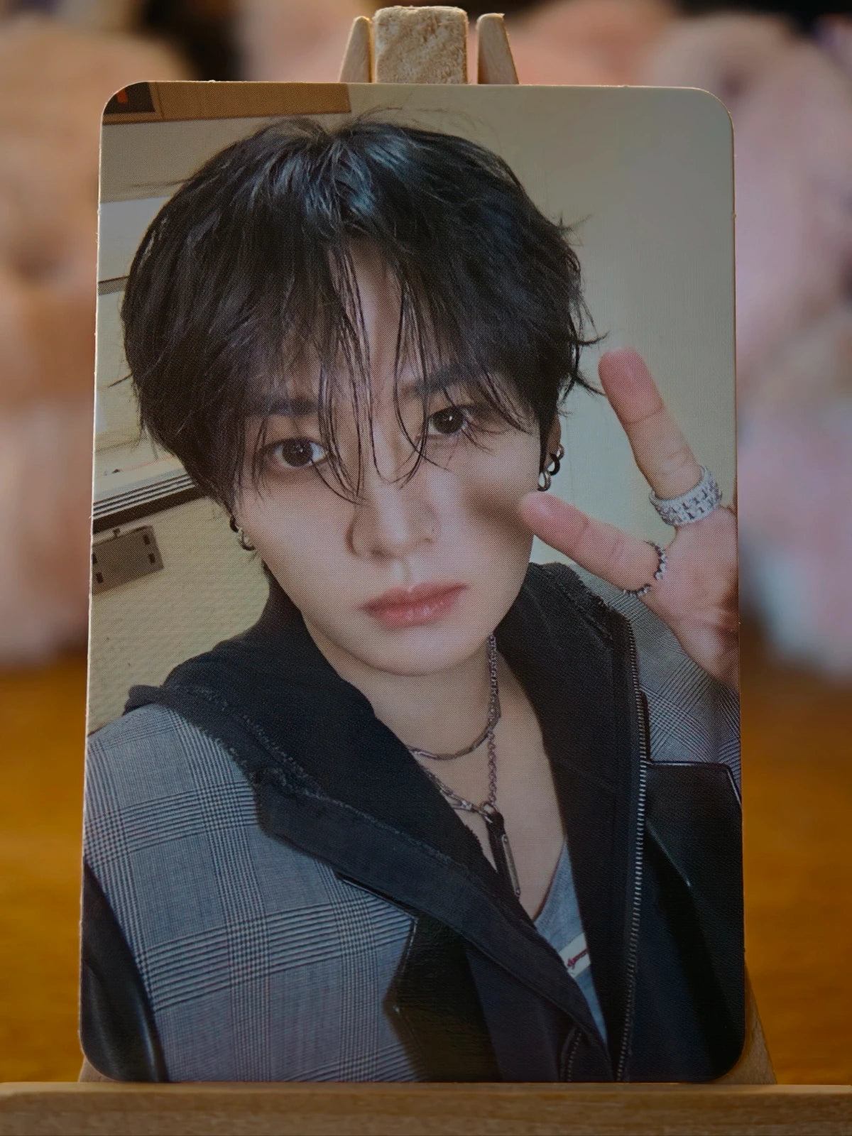 Stray Kids Lee Know THIS & THAT Photocard (FANS Album Ver.), front of photocard