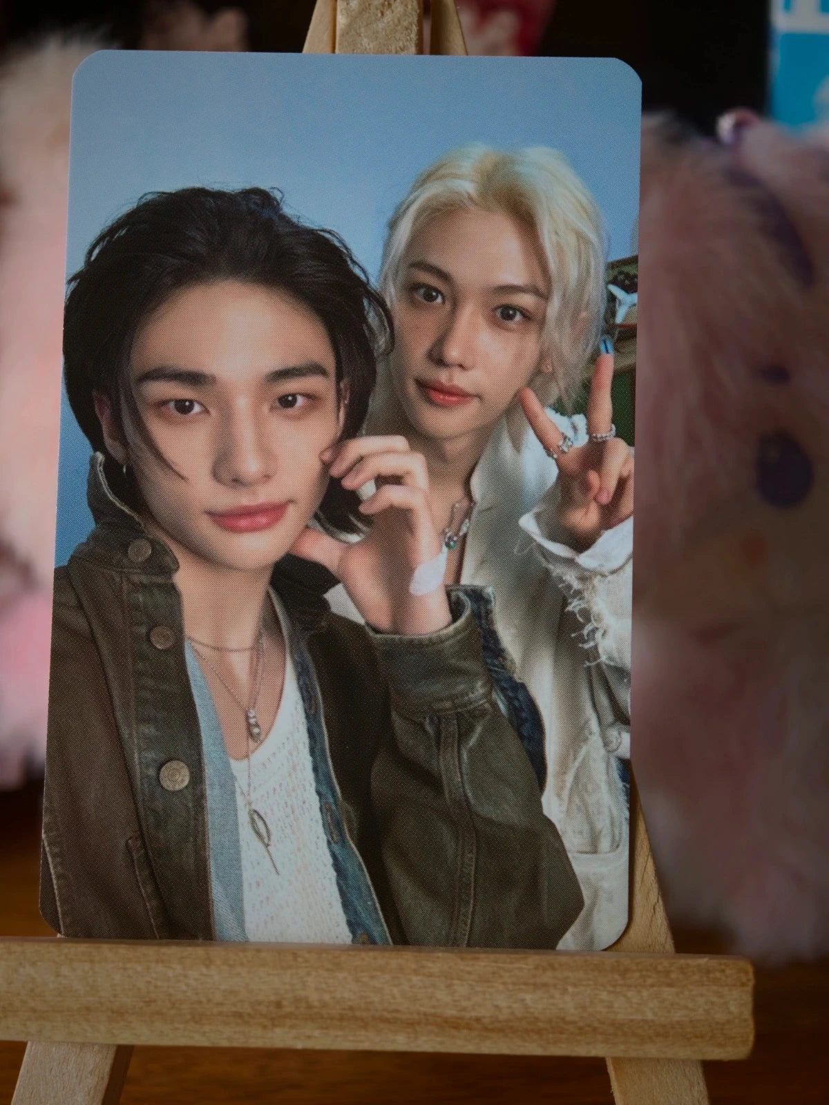 Stray Kids Hyunjin & Felix STAY HIDEOUT Unit Photocard (Unit B) — front view