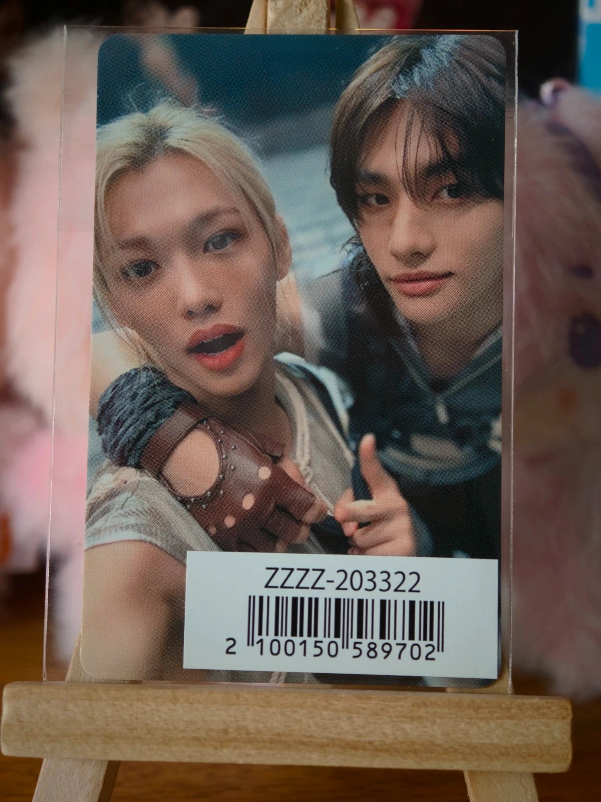 Stray Kids Hyunjin & Felix GIANT Unit Photocard (Fanclub POB) — front