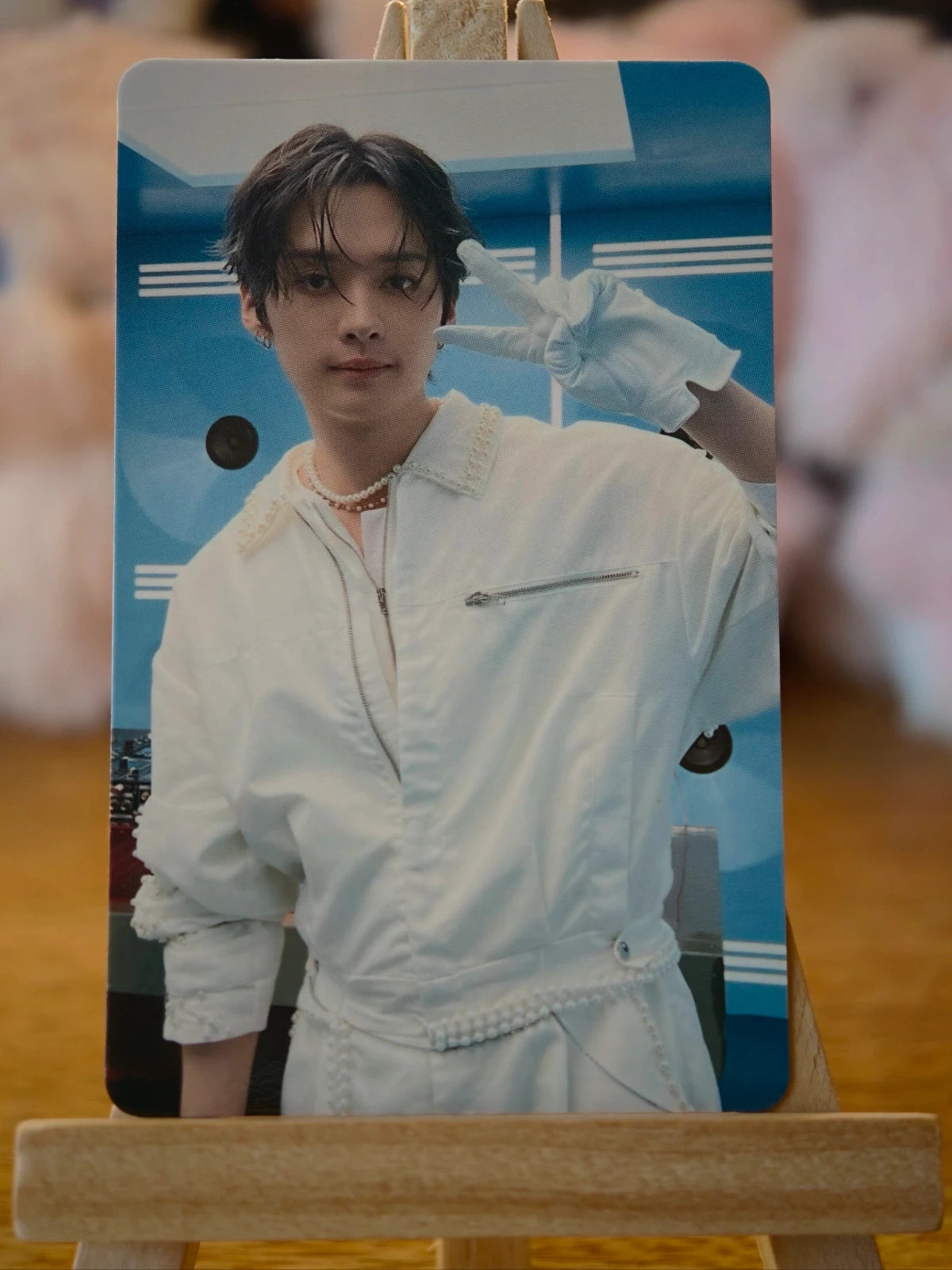 Stray Kids Lee Know THIS & THAT Photocard (HMV Lucky Draw Z), front of photocard