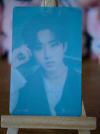 Stray Kids Han THE SOUND Photocard (Tower Records Clear POB) — translucent reverse