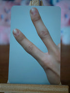Stray Kids Han 5-STAR Photocard (Double-sided) — hand-sign side