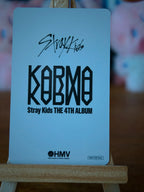 Stray Kids Han KARMA Photocard (HMV Lucky Draw B) — reverse
