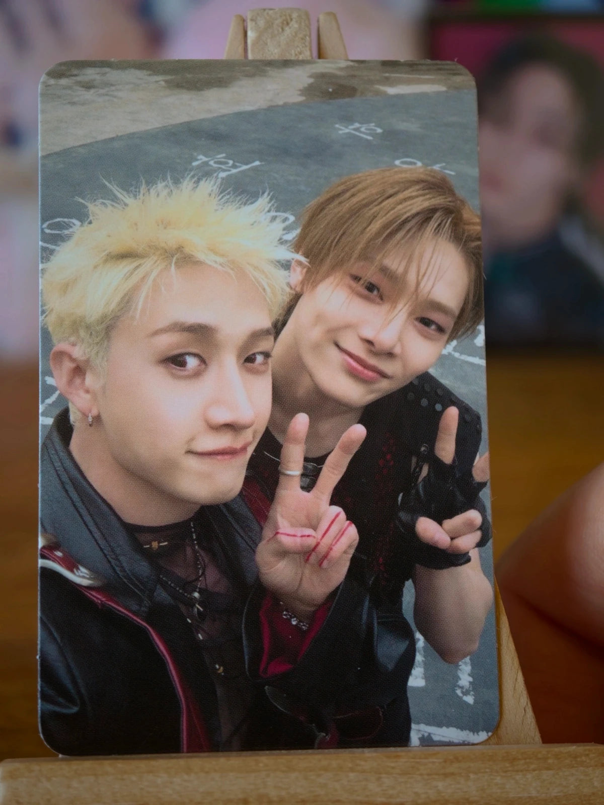 Stray Kids Bang Chan & I.N THIS & THAT Unit Photocard (THAT Ver.), front of photocard