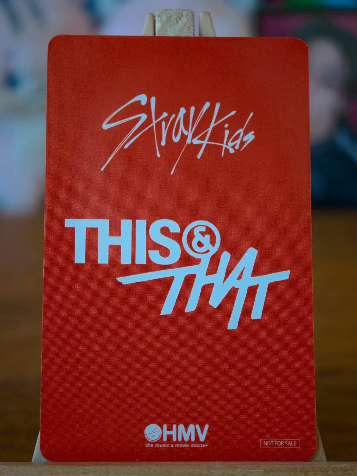 Stray Kids Seungmin THIS & THAT Photocard (HMV A Holo POB) - reverse