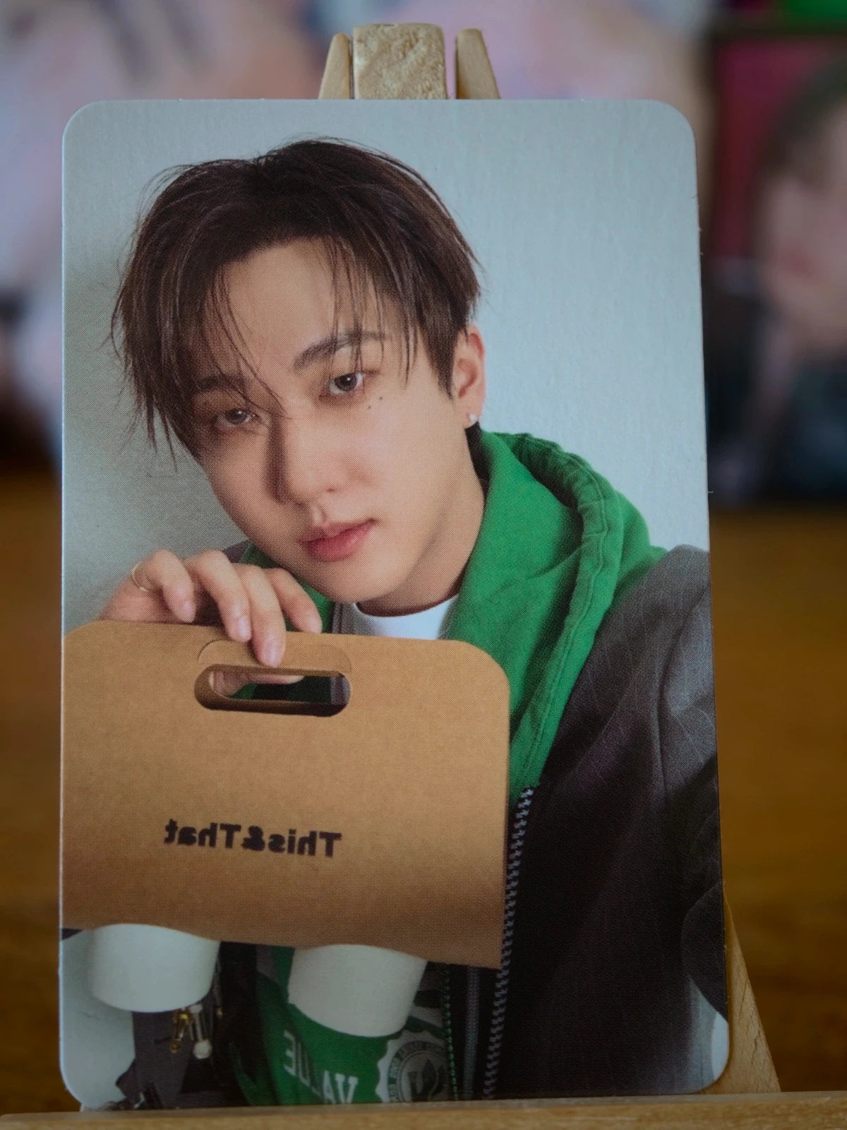 Stray Kids Changbin THIS & THAT Photocard (& Ver. Double-sided), front of photocard