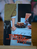 Stray Kids Lee Know THIS & THAT Photocard (& Ver. Double-sided), reverse of photocard