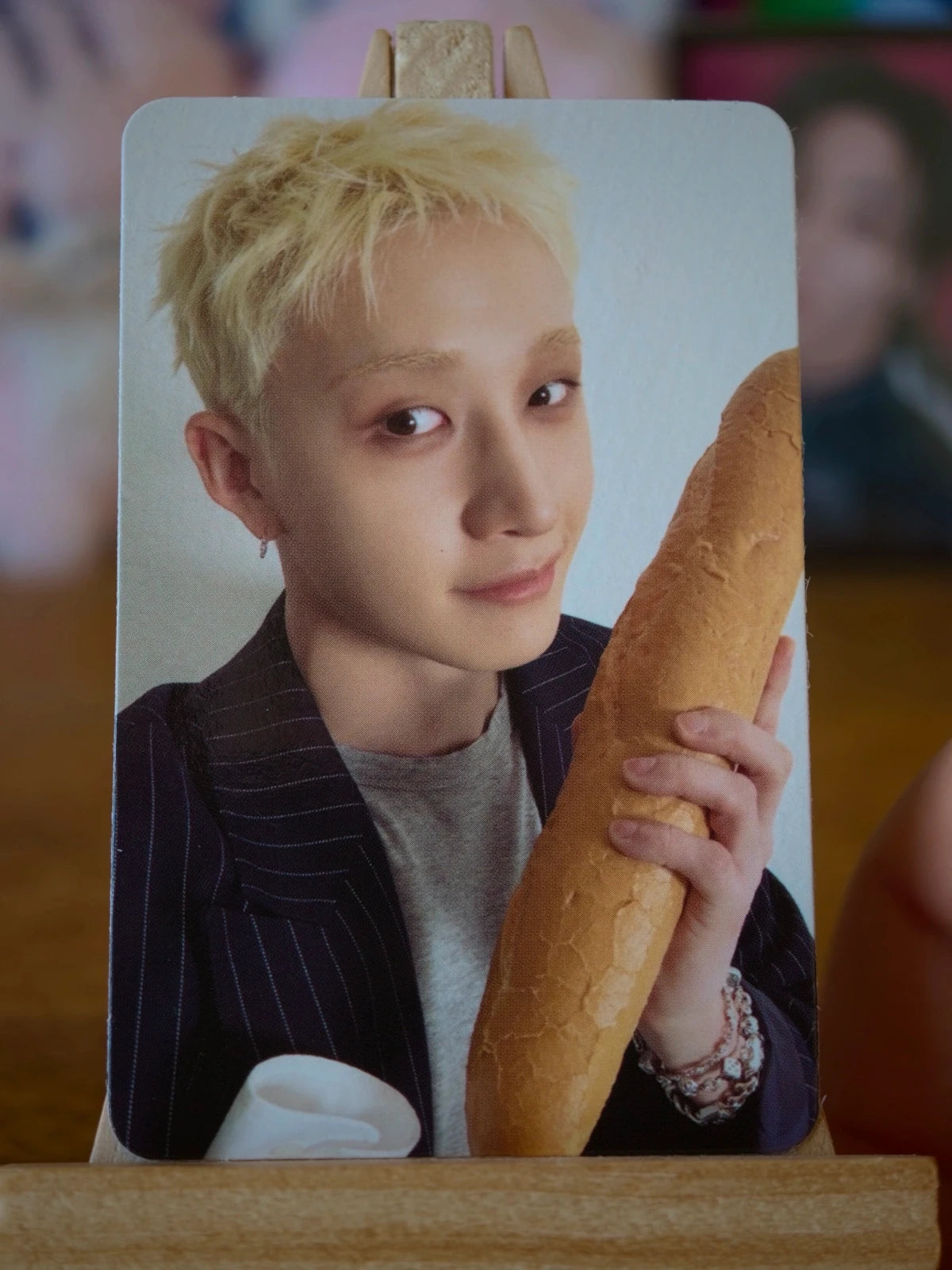Stray Kids Bang Chan THIS & THAT Photocard (& Ver. Double-sided), front of photocard