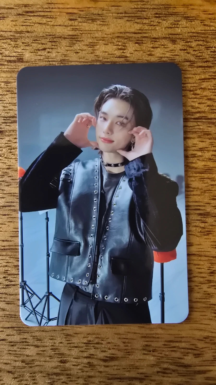 Stray Kids Hyunjin ROCK-STAR Photocard (Postcard POB) — front