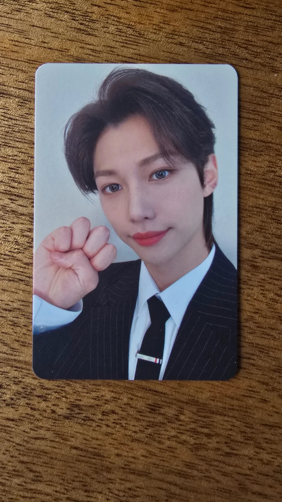 Stray Kids Felix NACIFIC Double-sided Photocard (Round 18 SKZ in the Black) — second portrait side