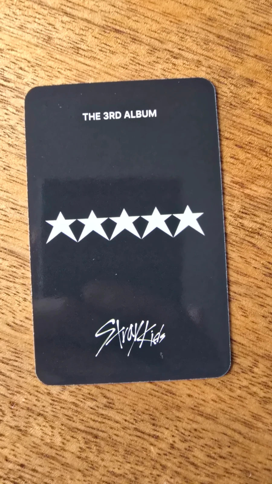 Stray Kids Felix 5-STAR Photocard (Apple Music POB) — reverse