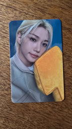 Stray Kids Felix Over the Rain Photocard (Yellow Cushion) — front view