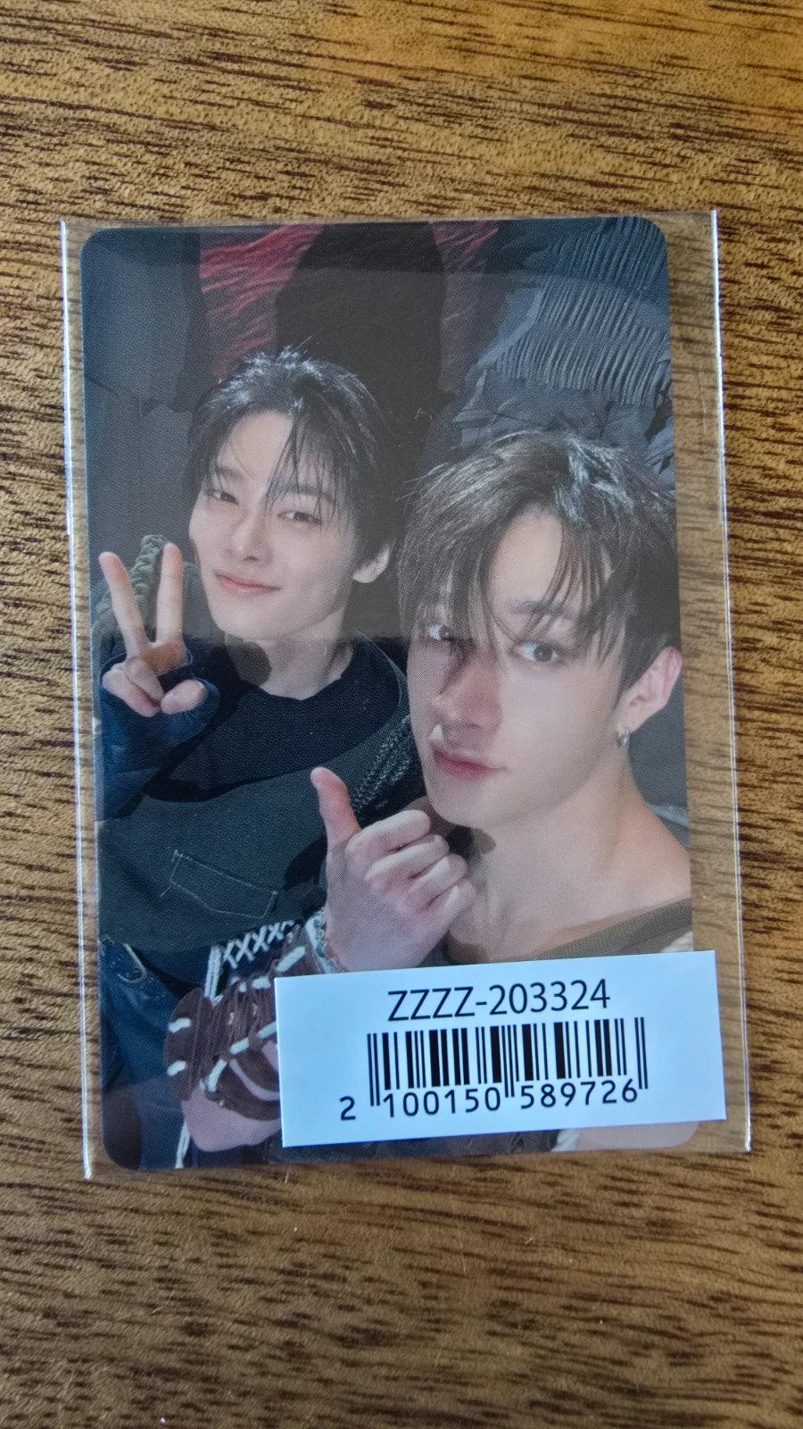 Stray Kids Bang Chan & I.N GIANT Unit Photocard (Fanclub POB) — front