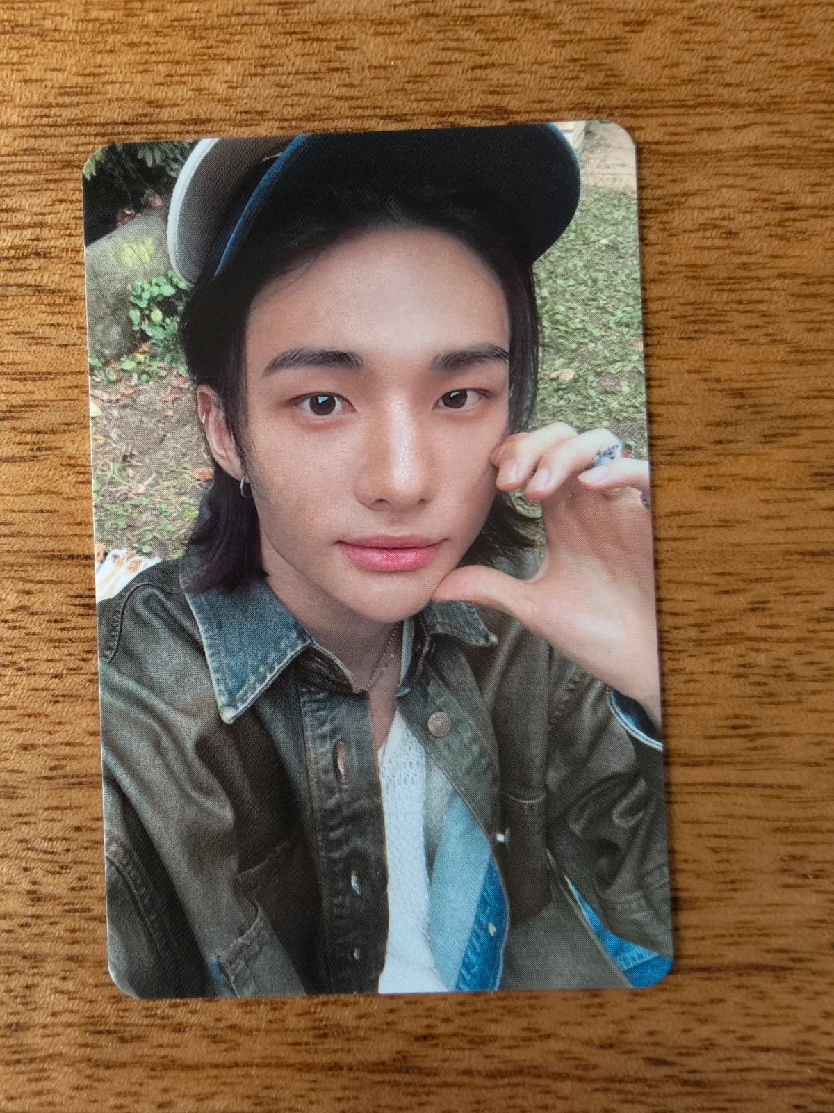 Stray Kids Hyunjin STAY HIDEOUT Photocard (Solo Photocard) — front view