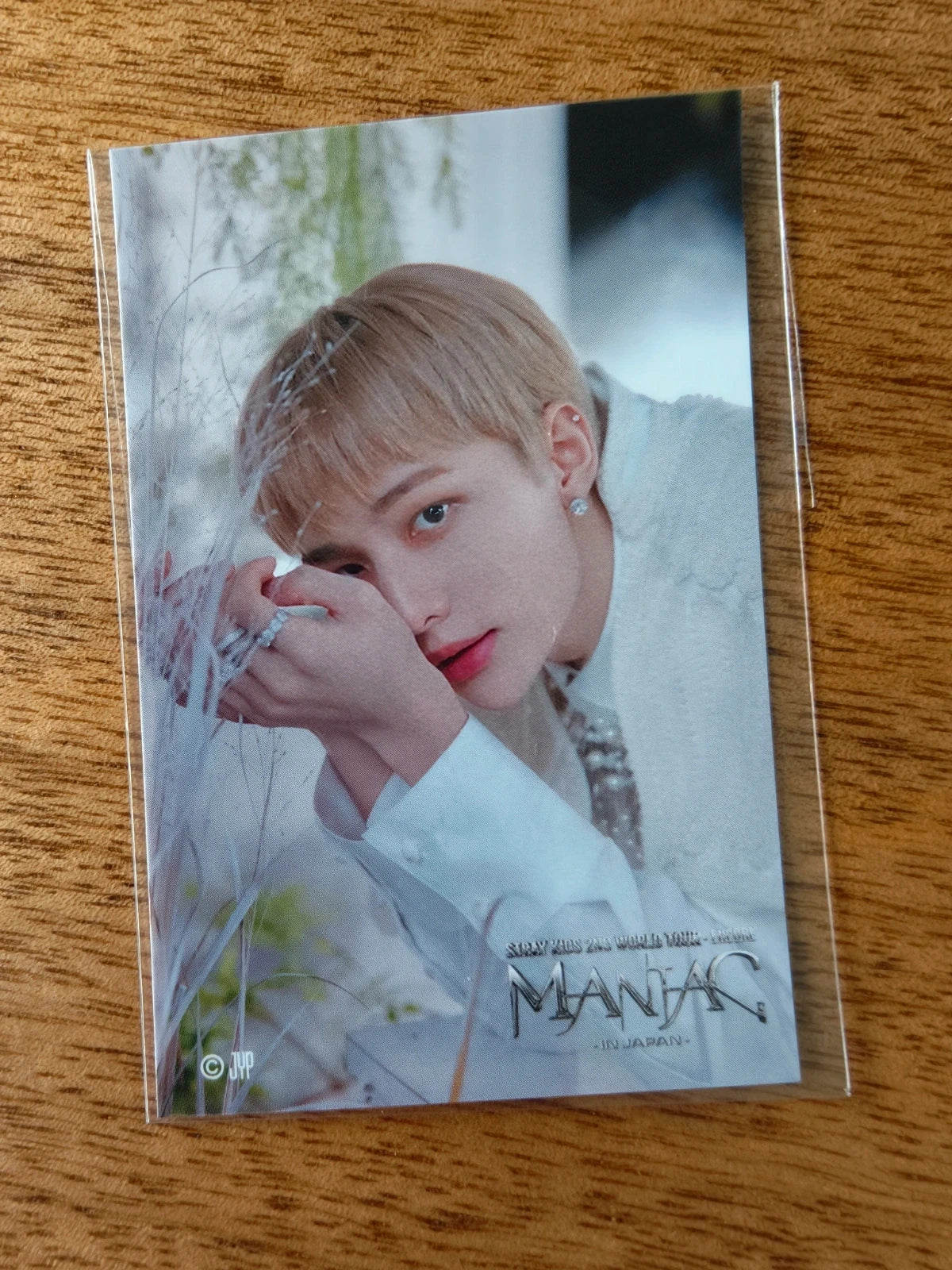 Stray Kids Hyunjin MANIAC Encore in Japan Photo Sticker (Online Lottery A) — printed photo design
