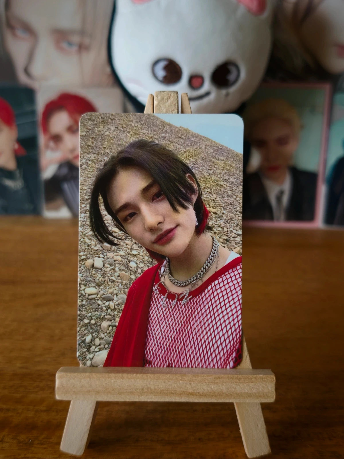 Stray Kids Hyunjin NOEASY Photocard (B Design) — front
