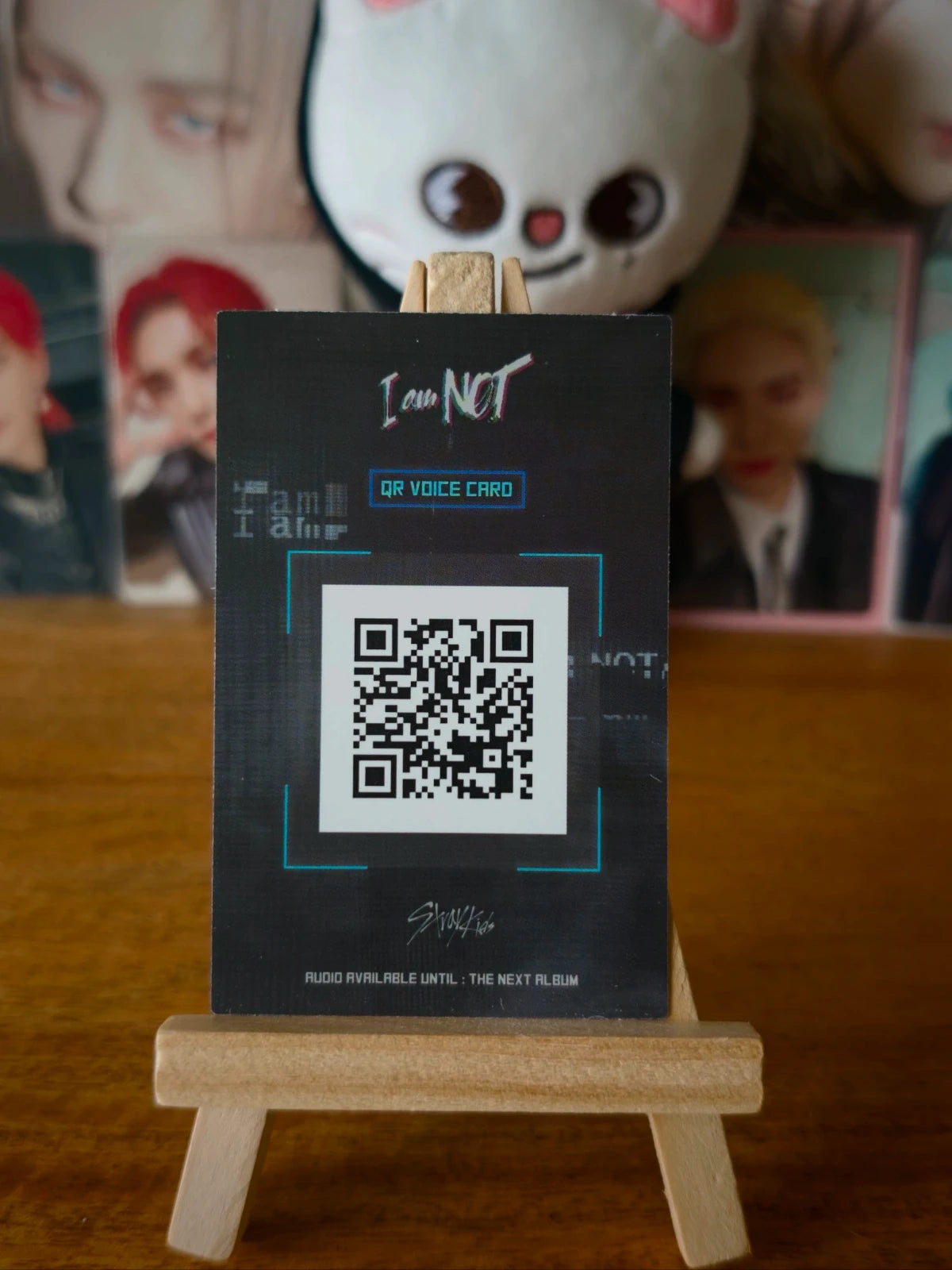 Stray Kids Hyunjin & Seungmin & I.N I am NOT Unit Photocard (Album Card) — reverse